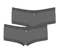 LIKE IT - 6016 - Panty - 2er Pack (M Dark Grey)