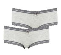 LIKE IT - 6016 - Panty - 2er Spar-Pack (L Anthrazit)