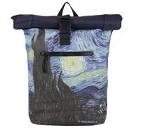 LIKE it a LOT - Freizeitrucksack New York Starry Night Rollt 16L Royal Blue