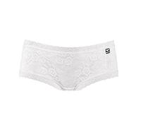 LIKE IT Nina von C, Spitzen-Panty Weiss,Größe M