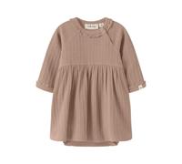 Lil Atelier Bodykleid "Babette" in Hellbraun - Größe 68 | Baby Kleider Roecke
