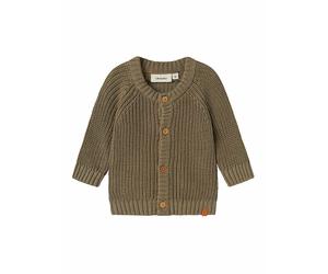 LIL ATELIER Baby Strickjacke NBNEMLEN olive | 56