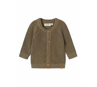 LIL ATELIER Baby Strickjacke NBNEMLEN olive | 62
