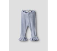 Lil' Atelier Baby Tansy Leggings - 86 / zen blue / 48% Cotton - Organic 34% Modal TENCEL™ 14% Polyester - Recycled 4% Elastane