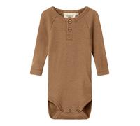 Lil Atelier Body in Hellbraun - Größe 68 | Baby Bodys