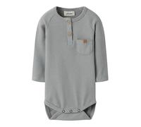 Lil Atelier Body "Luno" in Grau - Größe 68 | Baby Bodys