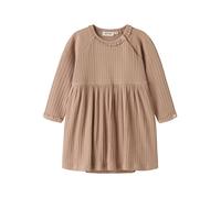 Lil Atelier Bodykleid "Babette" in Hellbraun - Größe 74 | Baby Kleider Roecke