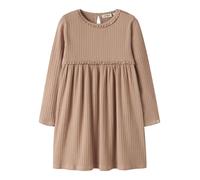 Langärmeliges Kleid Mädchen Lil' Atelier MINI gerippt zimt Gr. 110