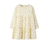 Lil' Atelier Mädchen Layo Langarm Kleid Coconut Milk Weiß 116