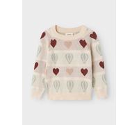 Lil' Atelier Lamai Strickpullover - 104 / pastel parchment / 80% Bio Baumwolle 20% recycelte Baumwolle