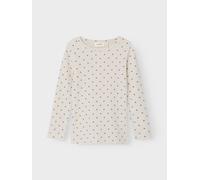 Lil' Atelier Langarmshirt Modal Marienkäfer - 104 / turtledove Ladybug / 57% Cotton - Organic 38% Lyocell TENCEL™ 5% Elastane