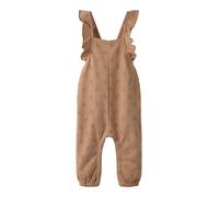 Lil Atelier Latzhose "London" in Hellbraun - Größe 86 | Babyhosen