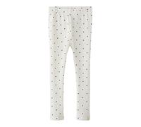 Leggings LIL' ATELIER "NMFGAGO SLIM LEGGING LIL NOOS", Mädchen, Gr. 116, N-Gr, coconut milk aop:heart, Jersey, Obermaterial: 57% Baumwolle, 38% Lyocell, 5% Elasthan, bedruckt, slim fit lang, Hosen Leg