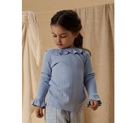 Lil Atelier Longsleeve "Tansy" in Hellblau - Größe 110 | Kinder Longsleeves