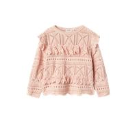 Lil' Atelier Loose Fit Stricktop - 98 / Peach Whip / 80% Bio-Baumwolle 20% Recycelte Baumwolle