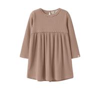 Lil Atelier Kleid "Babette" in Hellbraun - Größe 92 | Kinderkleider
