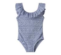 Lil' atelier mini Mädchen Nmffeline Swimsuit Lil, Zen Blue, 116 cm