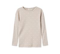 Lil' atelier mini Mädchen Nmfgago Ls Slim Lil Noos Top, Gray Morn, 92 EU