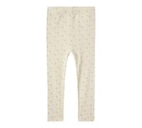 Leggings LIL' ATELIER "NMFGAGO SLIM LEGGING LIL NOOS", Mädchen, Gr. 104, N-Gr, turtledove aop:flower, Jersey, Obermaterial: 57% Baumwolle, 38% Lyocell, 5% Elasthan, bedruckt, slim fit lang, Hosen Legg