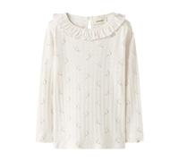 Lil' atelier mini Mädchen Nmfrachello Ria Ls Slim Top Lil, Coconut Milk, 122/128 cm