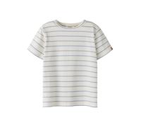 Lil´Atelier-NMMKAIL SS TOP LIL NOOS-Coconut Milk/ Zen Blue - 110