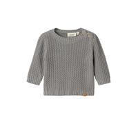Lil Atelier Pullover "Kanto" in Grau - Größe 56 | Baby Pullover Cardigans