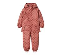 Lil Atelier Regenanzug in Rot - Größe 104 | Kinder Outdoor Jacken