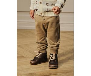 Lil Atelier Sweathose "London" in Khaki - Größe 56 | Babyhosen