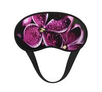 Lila Blumenmuster,Vollständige Augenabdeckungen, lichtundurchlässige Schlafmasken, Verdunkelungs-Augenschützer