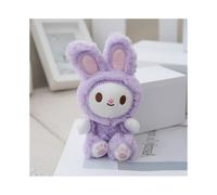 (Lila Kaninchen) Niedliche und kuschelige Plüsch-Schlüsselanhänger in bezaubernden Kaninchen- und Bärenformen,