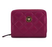 Lila Nappa-Leder Bifold Reißverschluss-Geldbörse Einheitsgröße