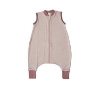 Lilano Baby und Kinder Schlafanzug Wolle Seide mauve-geringelt Gr.98/104