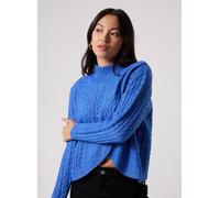 Lili Sidonio - Young Ladies Knitted Sweater-LAL625EN - Blau - Größe XS