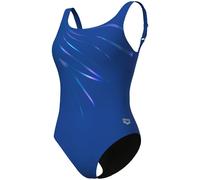 Lili Squared Back Damen Badeanzug, blau, Gr. 40