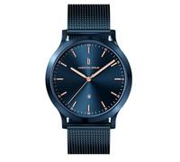 Lilienthal Berlin Herrenuhr Huxley in Blue Rose Gold - Armbanduhr am blauen Edelstahl-Armband - aus 316L Chirurgenstahl mit einem Quarzuhrwerk & saphirgehärtetem Mineralglas - 40 mm
