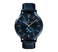 Lilienthal Berlin Herrenuhr The Classic in Blue Rose - Armbanduhr am blauen Leder-Armband - aus Chirurgenstahl mit einem Quarzuhrwerk & saphirgehärtetem Mineralglas - 42,5 mm
