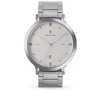 Lilienthal Berlin Zeitgeist Automatik Uhr All Silver - hochwertige Herrenuhr am silbernen Stahlarmband aus silbernem Chirurgenstahl mit einem Automatikwerk & Saphirglas - 42,5 mm