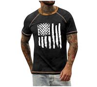 LILIHOT Basic T-Shirt Herren Rundhals Summer Tops Gutaussehend Print Hawaii Hemd Herren Bequeme Sport Oberteil Freizeithemd Herren Funktionsshirt Herren Kurzarm Freizeit OutdoorHemd Herren