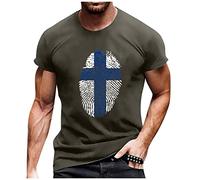 LILIHOT Henley Shirts Bedruckt Herren Tank Freizeit Entspannte Passform Hemd Herren Kurzarm Leinenhemd Sommerhemd Baumwolle Strand Shirts Feinripp Unterhemd Herren Bowling Hemd Herren Unterhemden