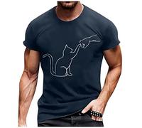 LILIHOT Henley Shirts Charme T-Shirt Für Herren Summer Tops Kurzärm Elastisch Sweatshirts Für Herren Einfach Sommer Hemden Für Herren Freizeithemden Für Herren Kleidung Herren Outdoor Shirt