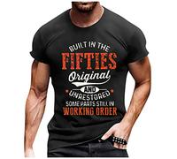 LILIHOT Henley Shirts Holiday Vest Fun Shirt Muskelshirt Gym Shirt Unisex Sommer Mode Beiläufige Grafik Rundhals Kurzarm Shirt Leinenhemd Herren Langarm Baseball Shirt Trachtenhemden Für Herren