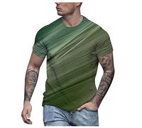 LILIHOT Herren Poloshirt Kurzarm, Chic Urban Classic Herren T-Shirt Drucken Summer Tops Stretch Trachtenhemd Herren Moderne Gym Shirt Herren Freizeithemden Für Herren Kleidung Herren Outdoor Shirt