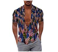 LILIHOT Jungen T-Shirt, Herren Hemd Chic Drucken Baumwoll T-Shirt Herren Stretch Gym T-Shirt Herren Freizeithemd Herren Freizeit Baumwoll T-Shirt Herren Overall Arbeits T-Shirt