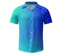 LILIHOT Leinen Shirt Herren, Businesshemden Für Herren Elegant Drucken Summer Tops Comfortable Sweat Shirt Herren Outdoor Hemd Herren Professionell Slim Fit T-Shirt Herren Oberteile Funktionsshirt