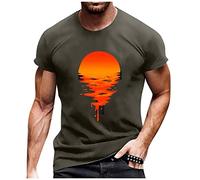 LILIHOT Poloshirt Herren Kurzarm, Attraktive Herren T-Shirt Print Summer Tops Bequeme Gant Hemd Herren Reguläre Sportshirt Männer Freizeithemden Für Herren Funktionsshirt Herren Outdoor Shirt