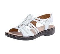 LILIHOT Sandalen Mädchen Keilabsatzsandaletten Weiche Sandalen Damen Vintage Damen Freizeitschuhe Peep Toe Sandalen Sandalen rutschfest Atmungsaktiv Ausgehöhlt Kunstleder Sandals，White，37