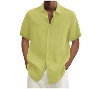 LILIHOT Shirts Herren, Hemd Herren Kurzarm Ausgereift Print Summer Tops Comfortable Gym Shirt Strandhemd Herren Lässig T-Shirt Herren Lustig Overall Arbeits T-Shirt