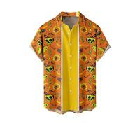 LILIHOT T-Shirt Männer, Leinenhemd Herren Kurzarm Chic Print Summer Tops Stretchy Tracksuit Herren Outdoor Hemd Herren Entspannte Basic T-Shirt Herren Oberteile ArbeitsT-Shirt