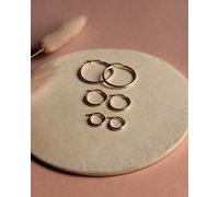 lille mus Creolen 'Basic' 925 Silber / vergoldet Gold M