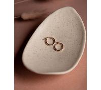 lille mus Creolen 'Basic' 925 Silber / vergoldet Gold S